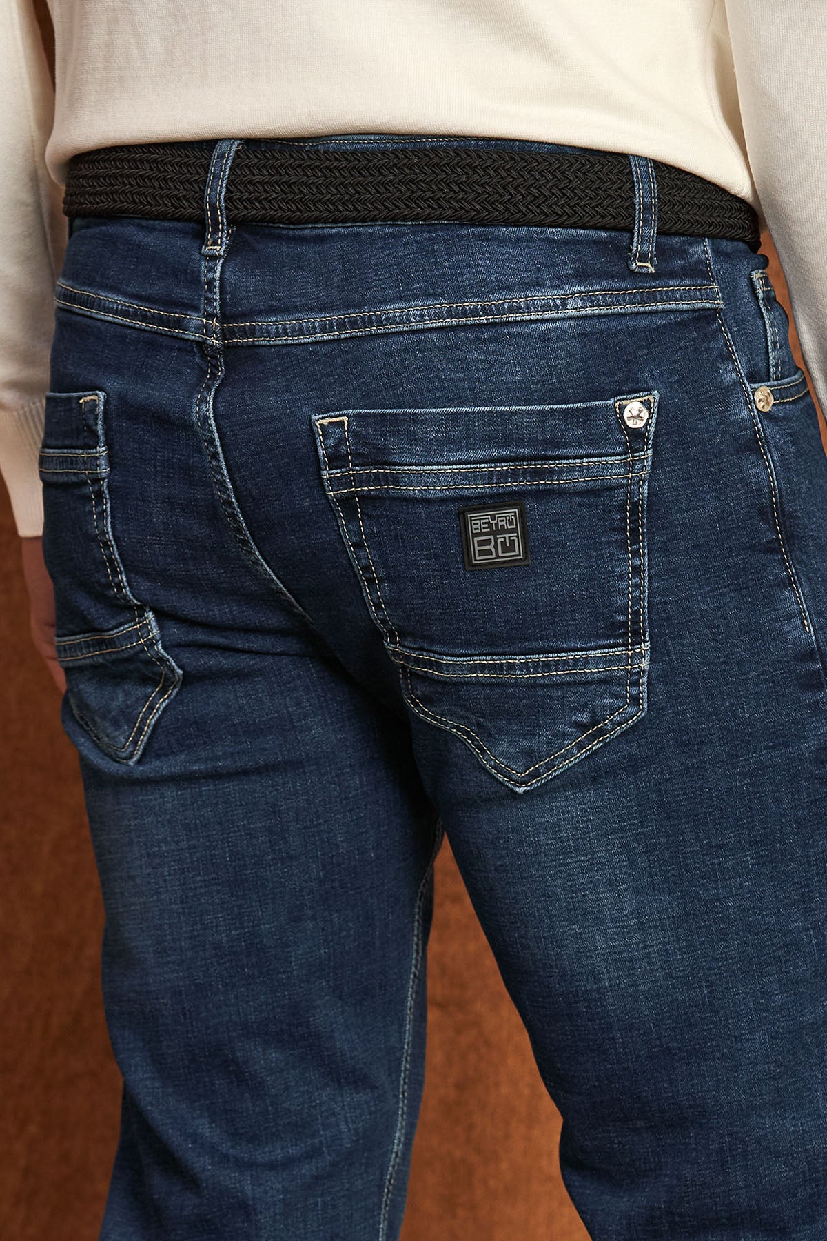 BD148 – Herren Jeanshose in Dunkelblau | Klassischer 