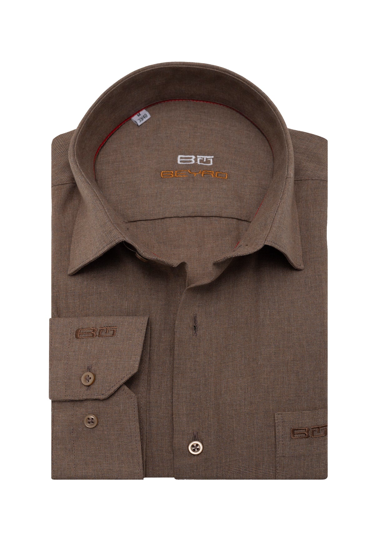 BH103 Klassisches Herrenhemd – Regular Fit, Baumwolle mit Motivstoff, Komfort & Stil vereint