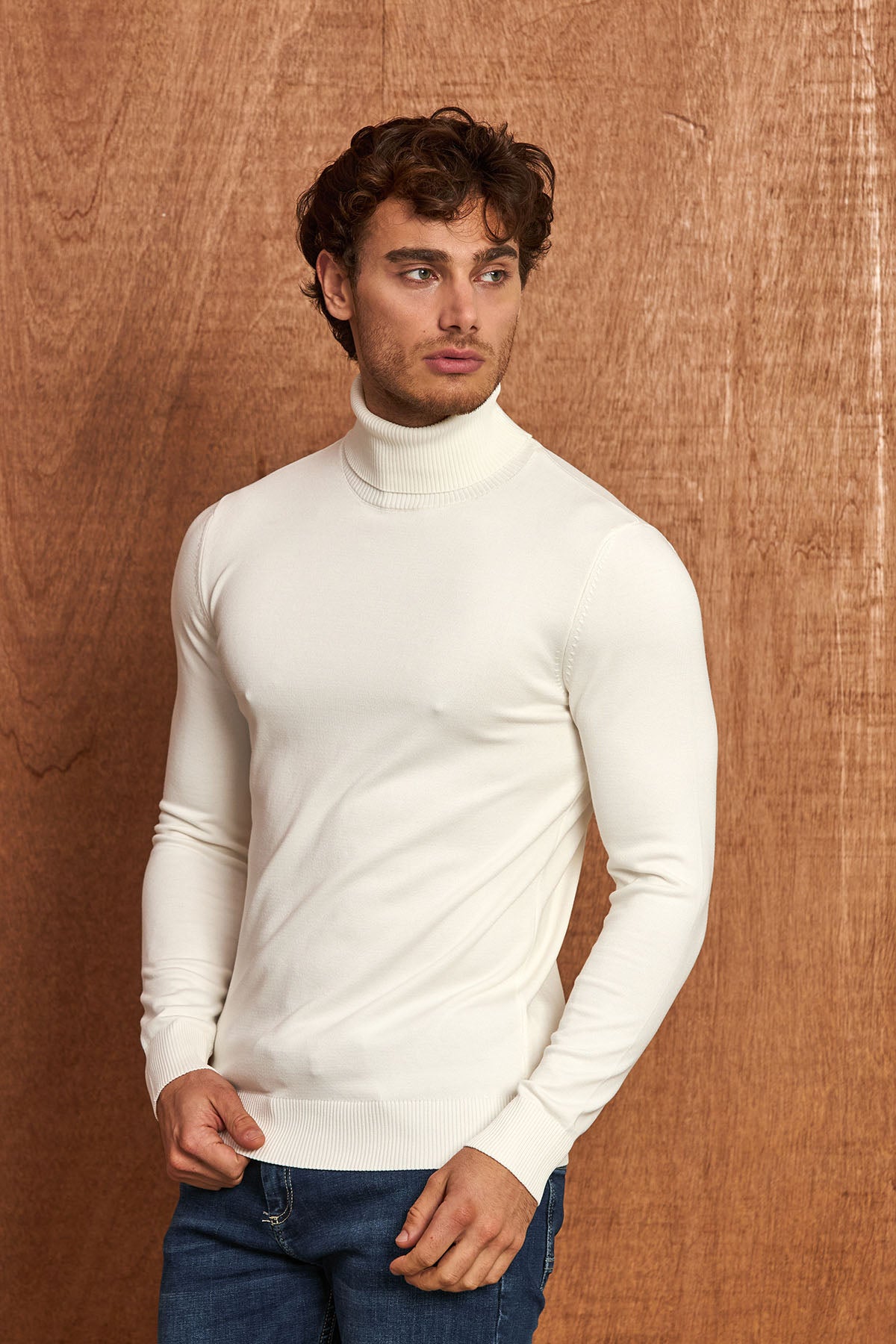 BP200 Herren Rollkragenpullover – Regular Fit