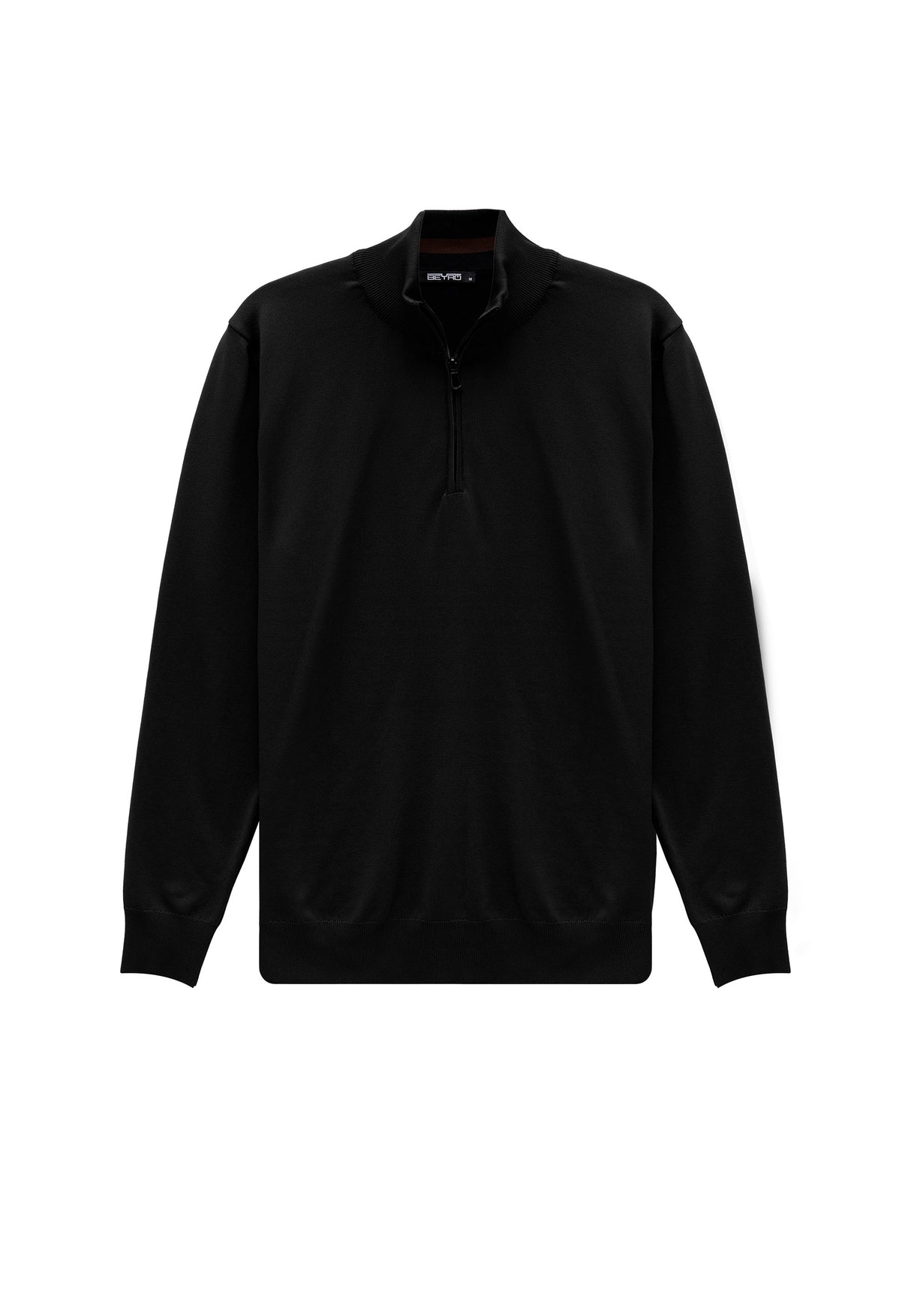 BP202 Herren Pullover mit Zipper-Kragen – Regular Fit