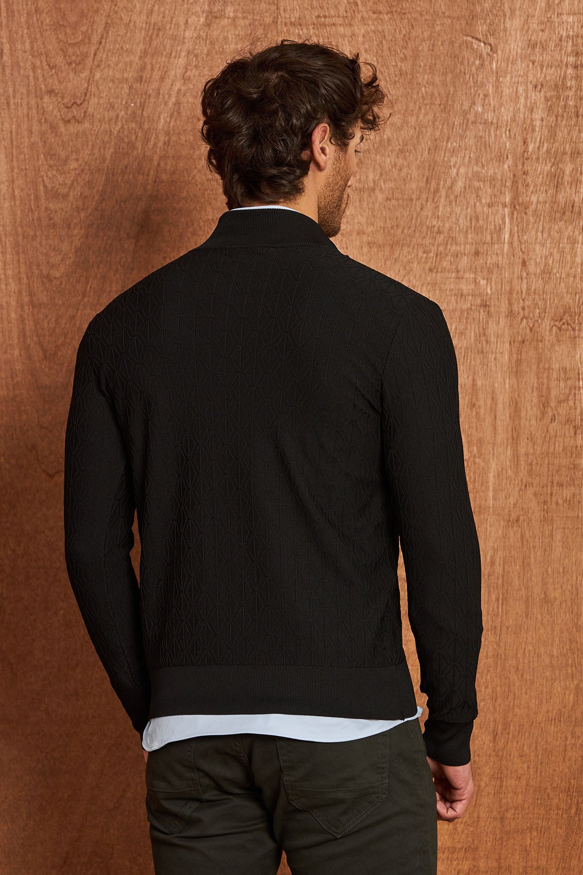 BP204 Herren Pullover mit Reißverschlusskragen – Regular Fit
