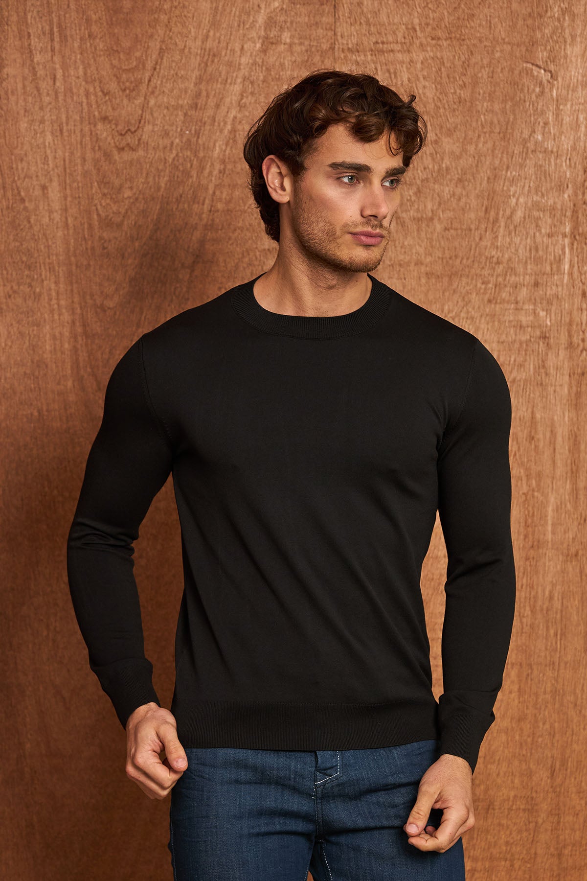 BP206 Herren Pullover Regular Fit