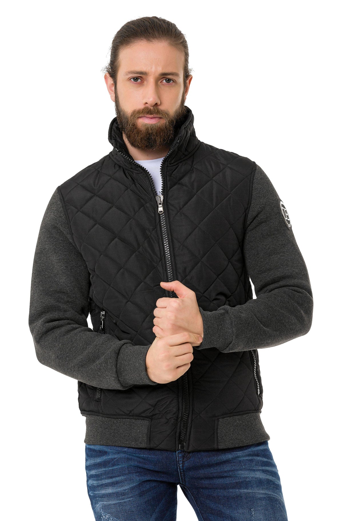CJ295 Herren Jacke – Moderner Stil mit sportlichen Details