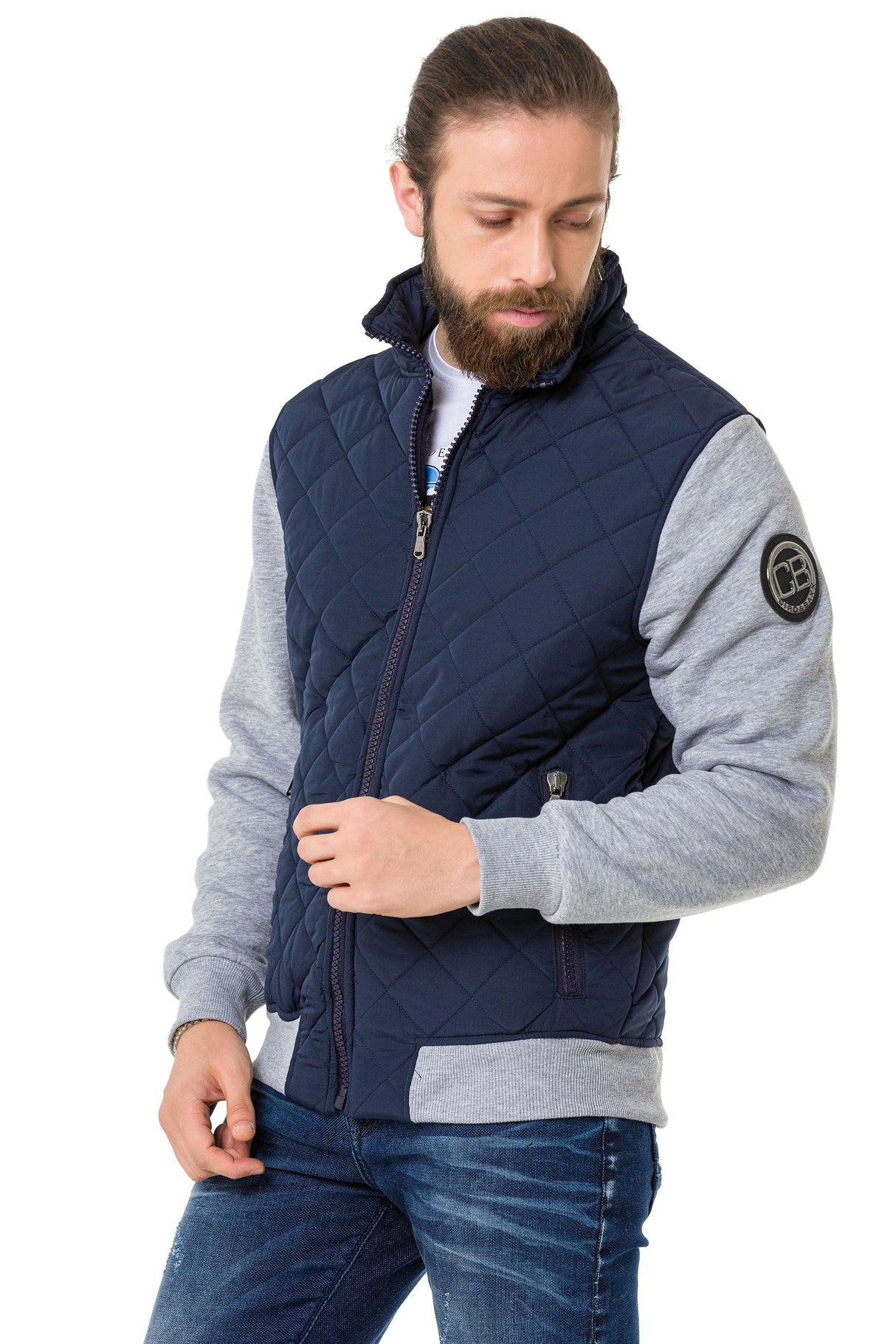 CJ295 Herren Jacke – Moderner Stil mit sportlichen Details