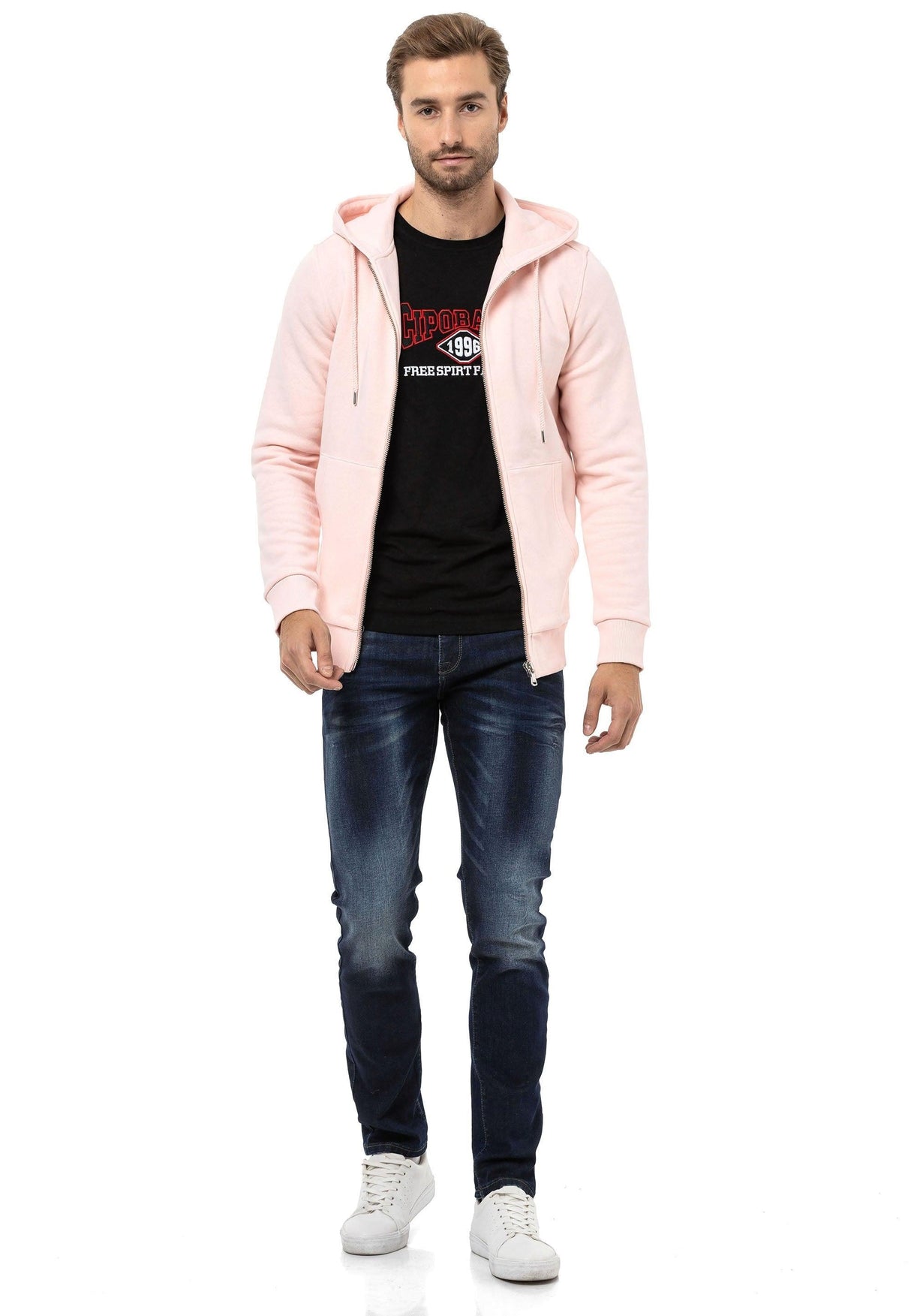 CL556 Herren Sweatjacke mit Kapuze - Verschiedene Farben