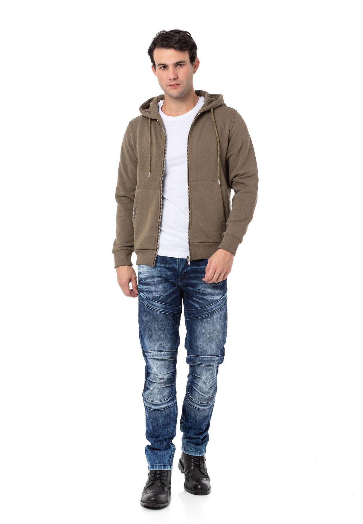 CL556 Herren Sweatjacke mit Kapuze - Verschiedene Farben