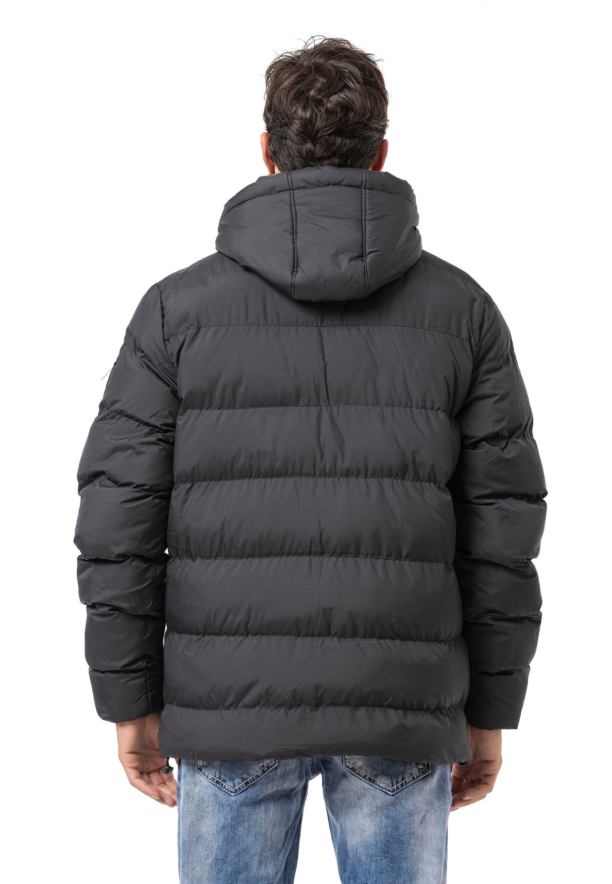 CM224 Herren Winterjacke – Klassisch & funktional | Abnehmbare Kapuze mit Reißverschluss