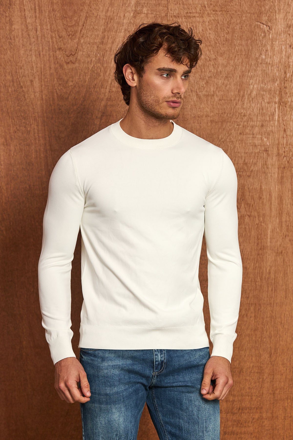 BP206 Herren Pullover Regular Fit