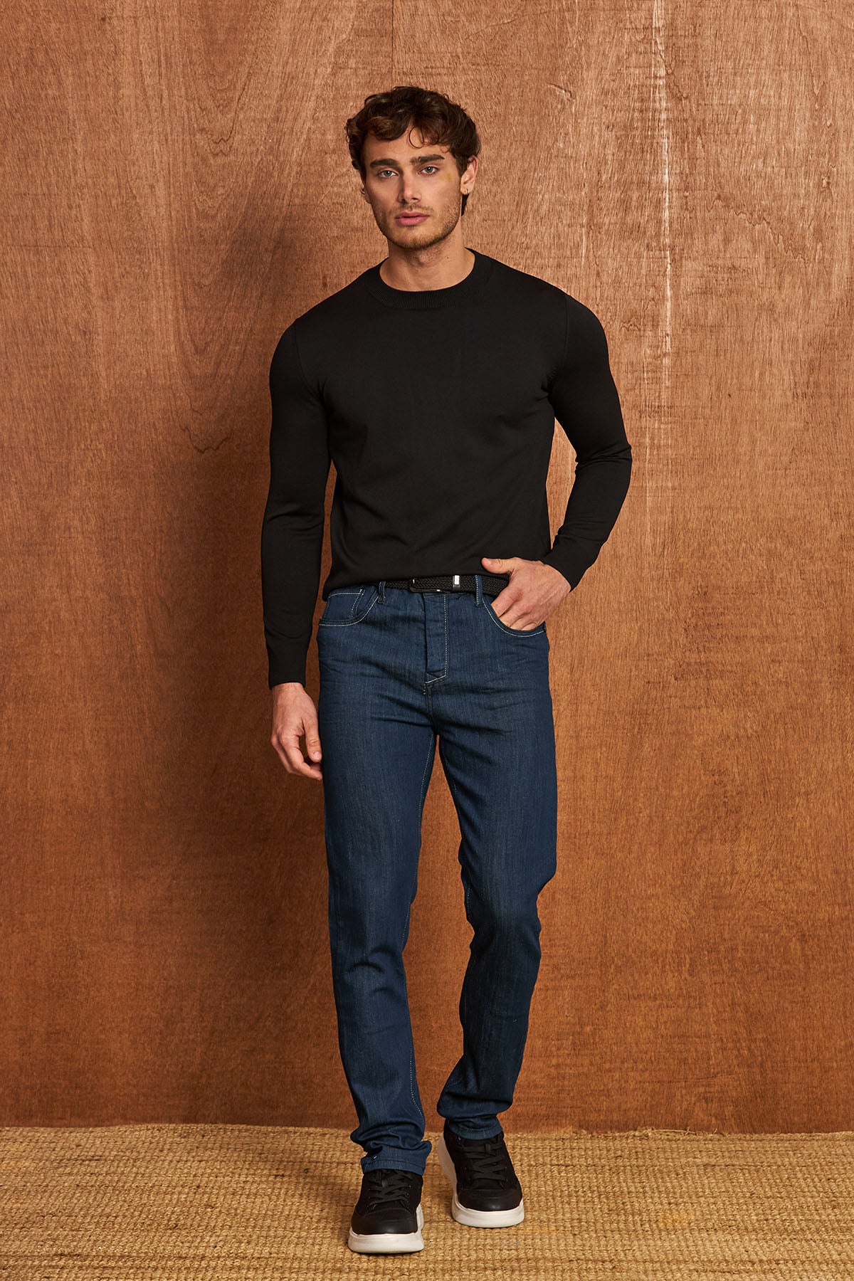 BD123 Herren Jeans – Klassischer Straight Fit mit Komfortfaktor