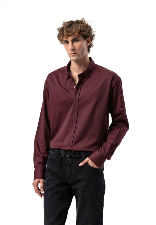 BH101 Modernes Herren Business-Hemd – Slim Fit, Bügelleicht & Komfortabel