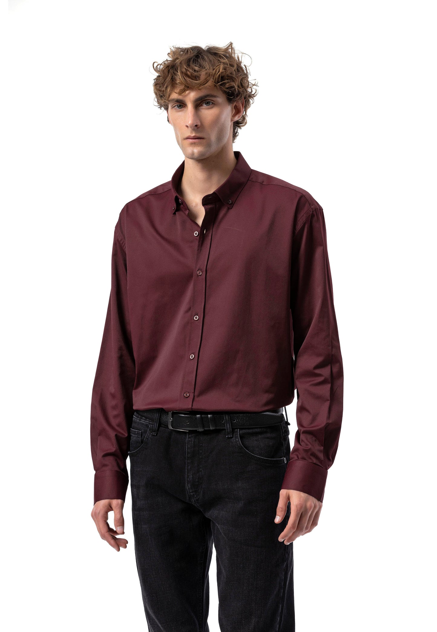 BH101 Modernes Herren Business-Hemd – Slim Fit, Bügelleicht & Komfortabel