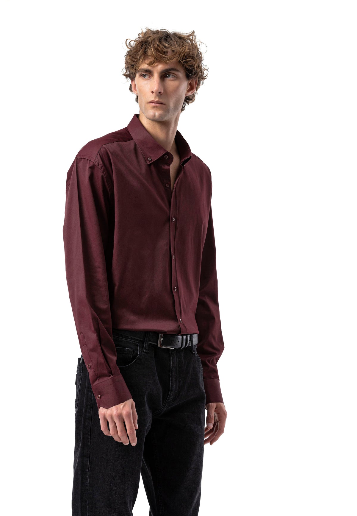 BH101 Modernes Herren Business-Hemd – Slim Fit, Bügelleicht & Komfortabel