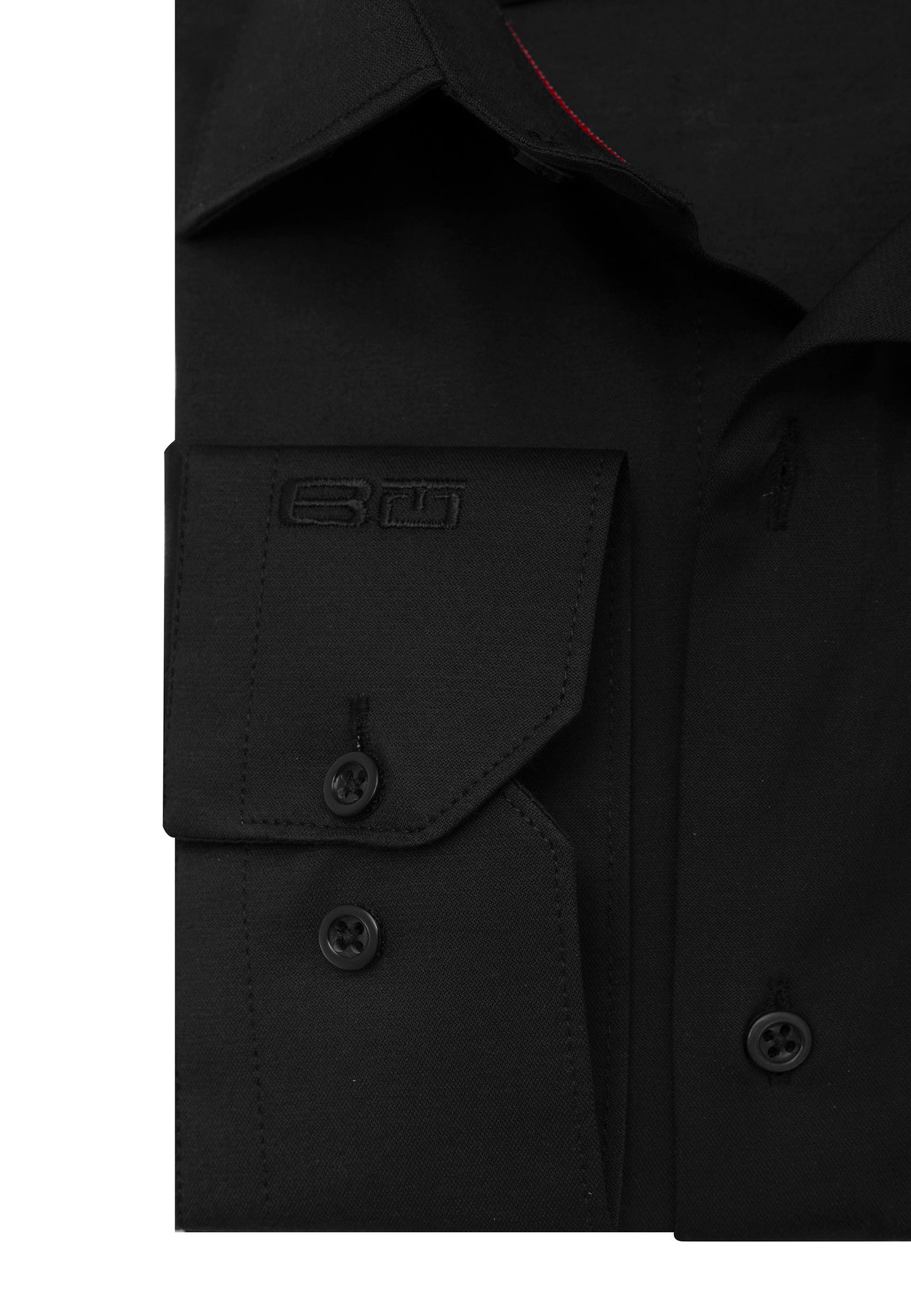 BH100 Klassisches Herrenhemd mit Brusttasche – Bügelleichtes Baumwoll-Satin, Komfort-Passform