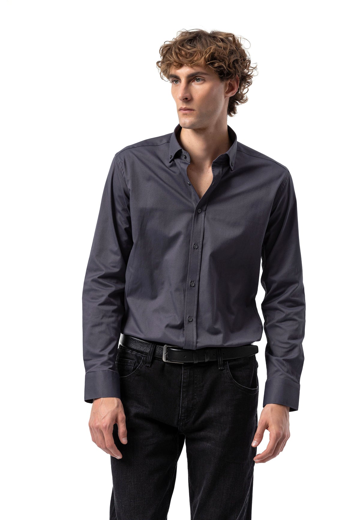 BH101 Modernes Herren Business-Hemd – Slim Fit, Bügelleicht & Komfortabel
