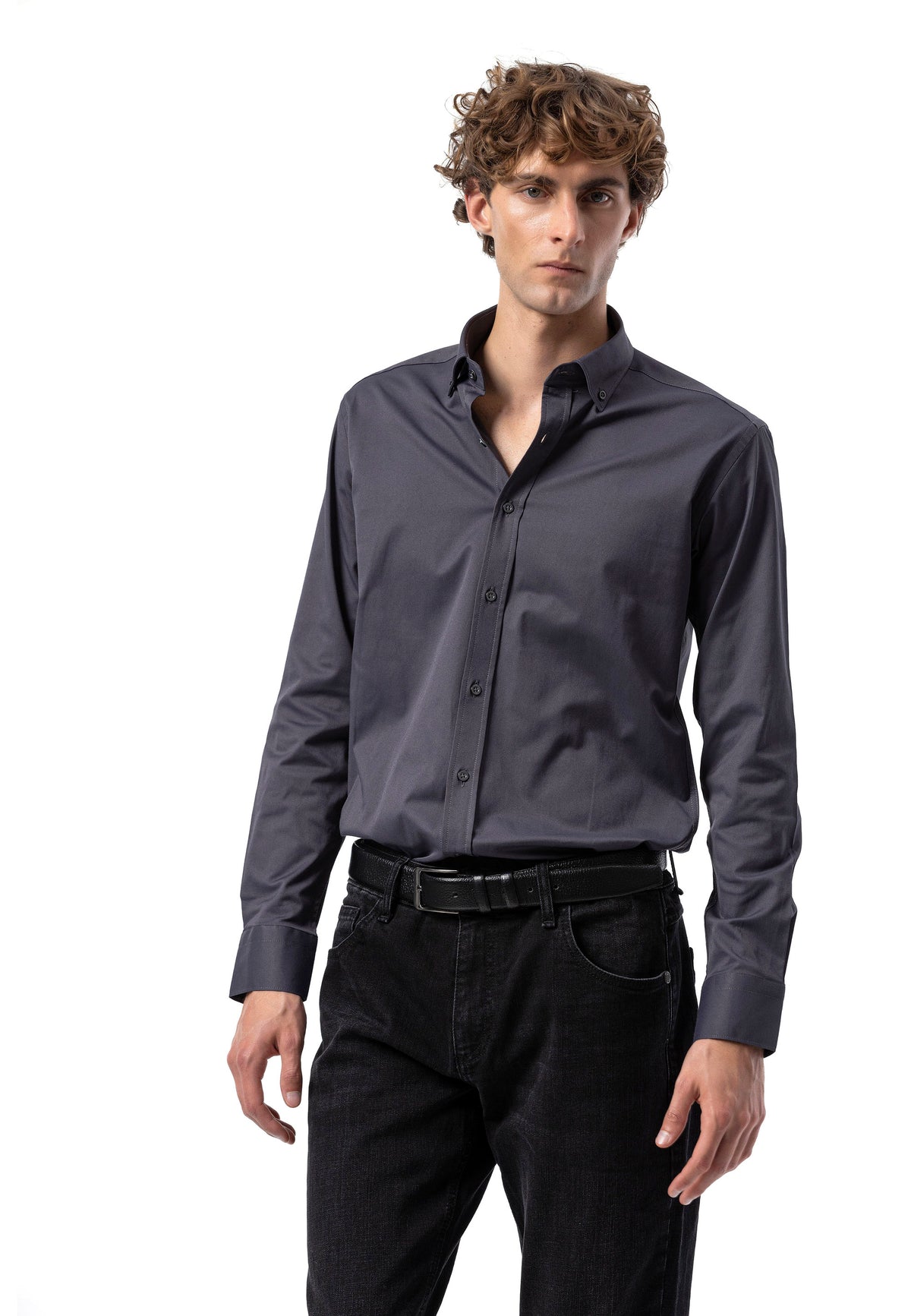BH101 Modernes Herren Business-Hemd – Slim Fit, Bügelleicht & Komfortabel
