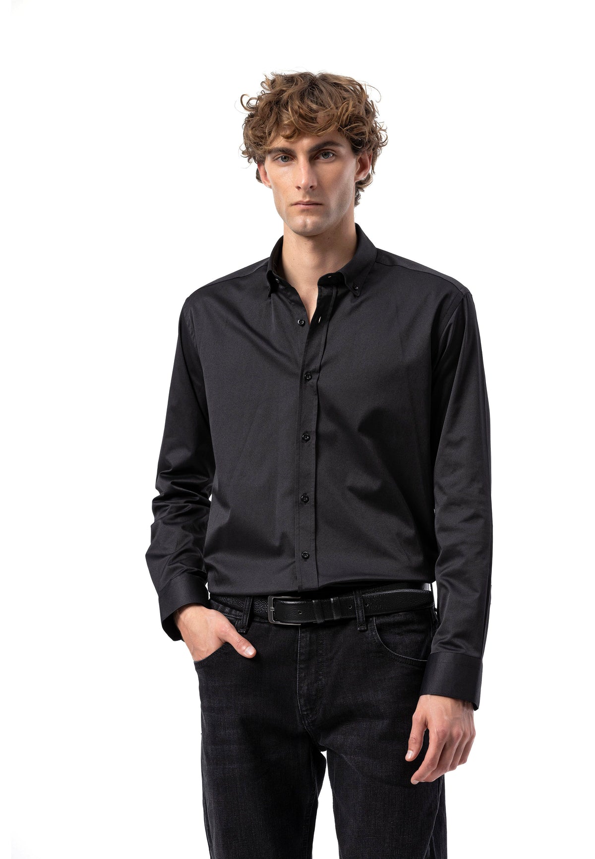 BH101 Modernes Herren Business-Hemd – Slim Fit, Bügelleicht & Komfortabel