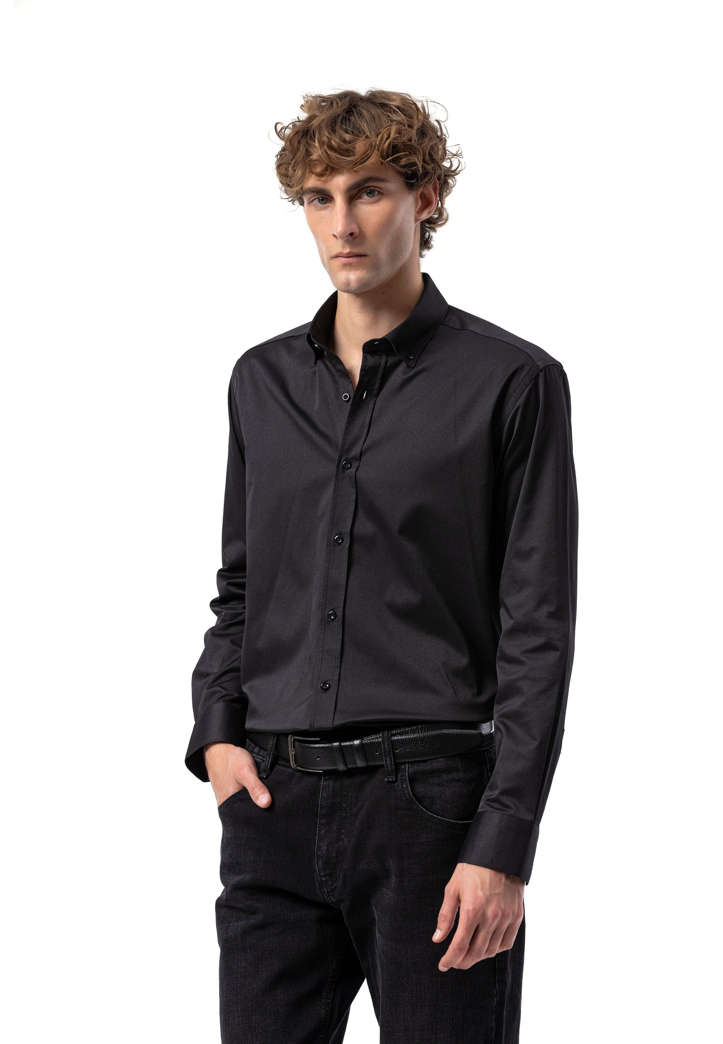 BH101 Modernes Herren Business-Hemd – Slim Fit, Bügelleicht & Komfortabel