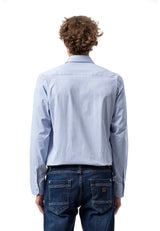 BH100 Klassisches Herrenhemd mit Brusttasche – Bügelleichtes Baumwoll-Satin, Komfort-Passform