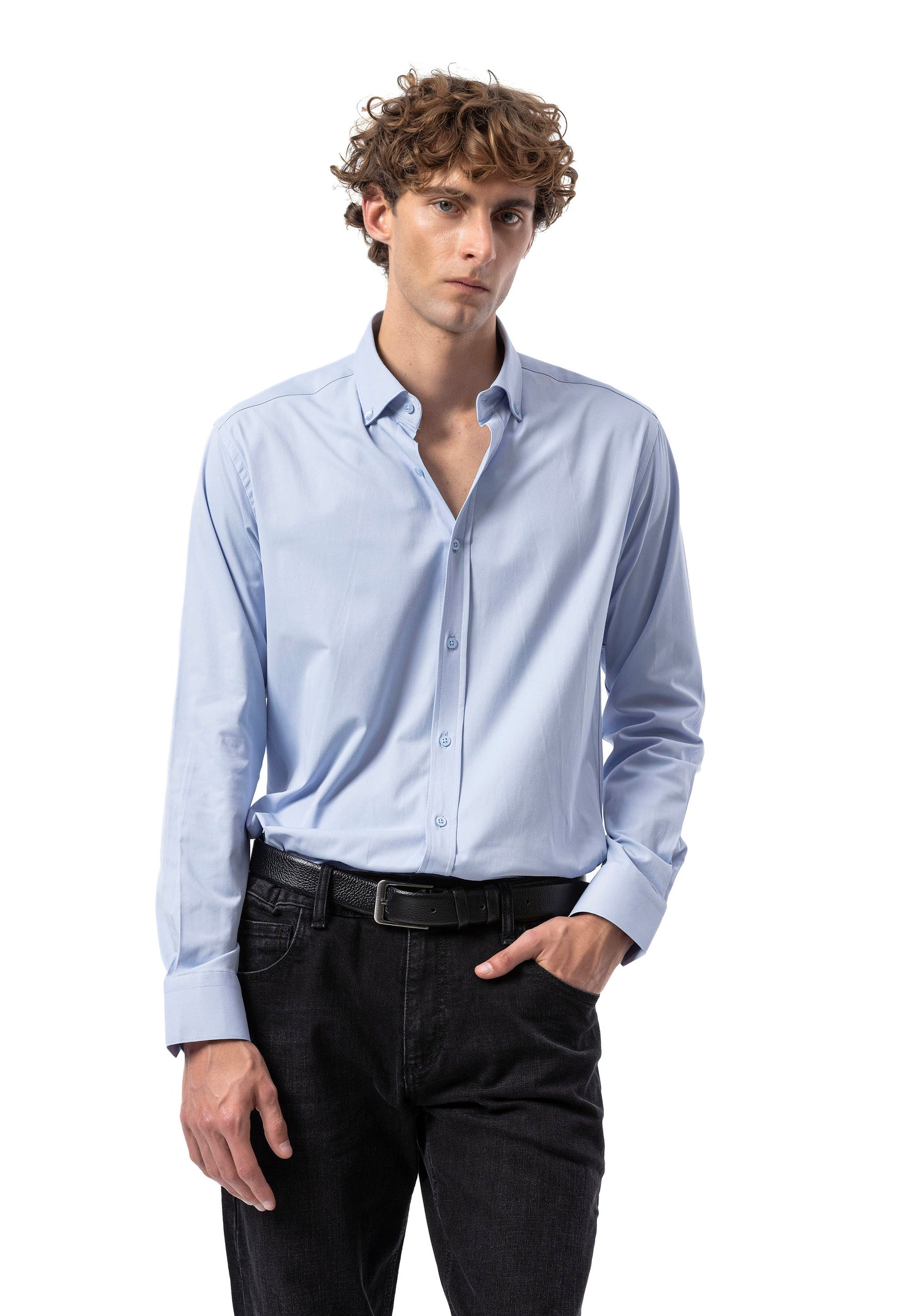 BH101 Modernes Herren Business-Hemd – Slim Fit, Bügelleicht & Komfortabel