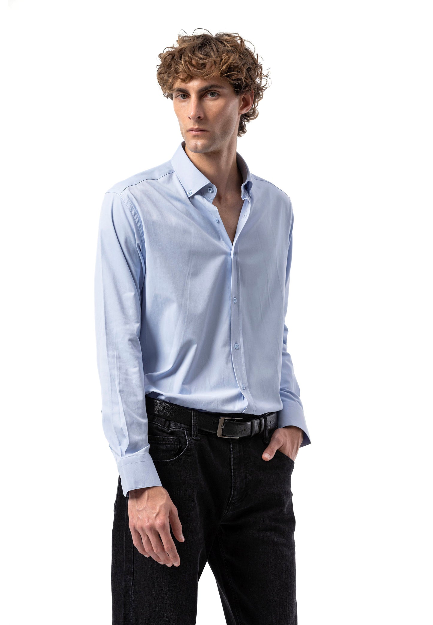 BH101 Modernes Herren Business-Hemd – Slim Fit, Bügelleicht & Komfortabel