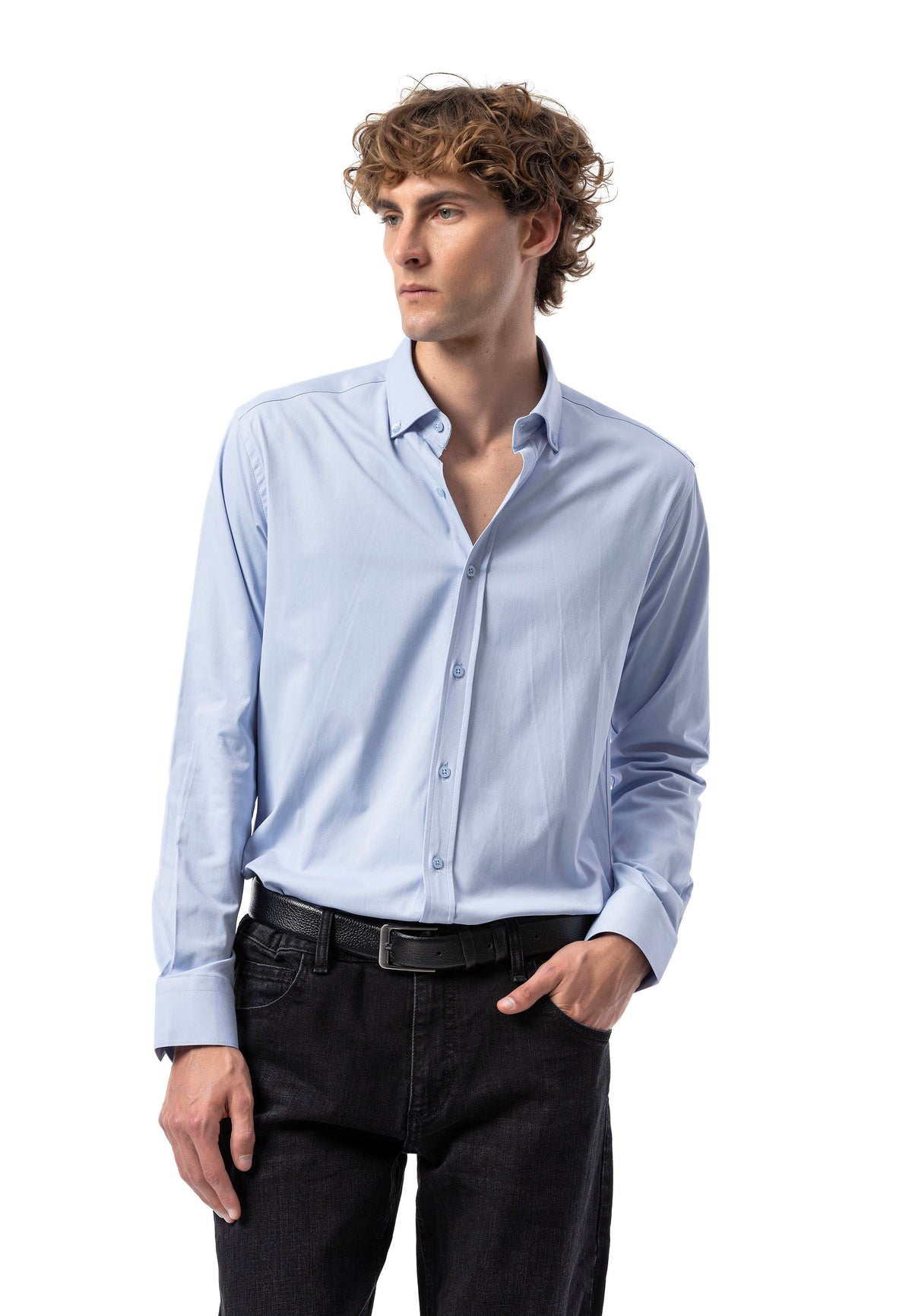 BH101 Modernes Herren Business-Hemd – Slim Fit, Bügelleicht & Komfortabel