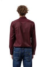 BH100 Klassisches Herrenhemd mit Brusttasche – Bügelleichtes Baumwoll-Satin, Komfort-Passform