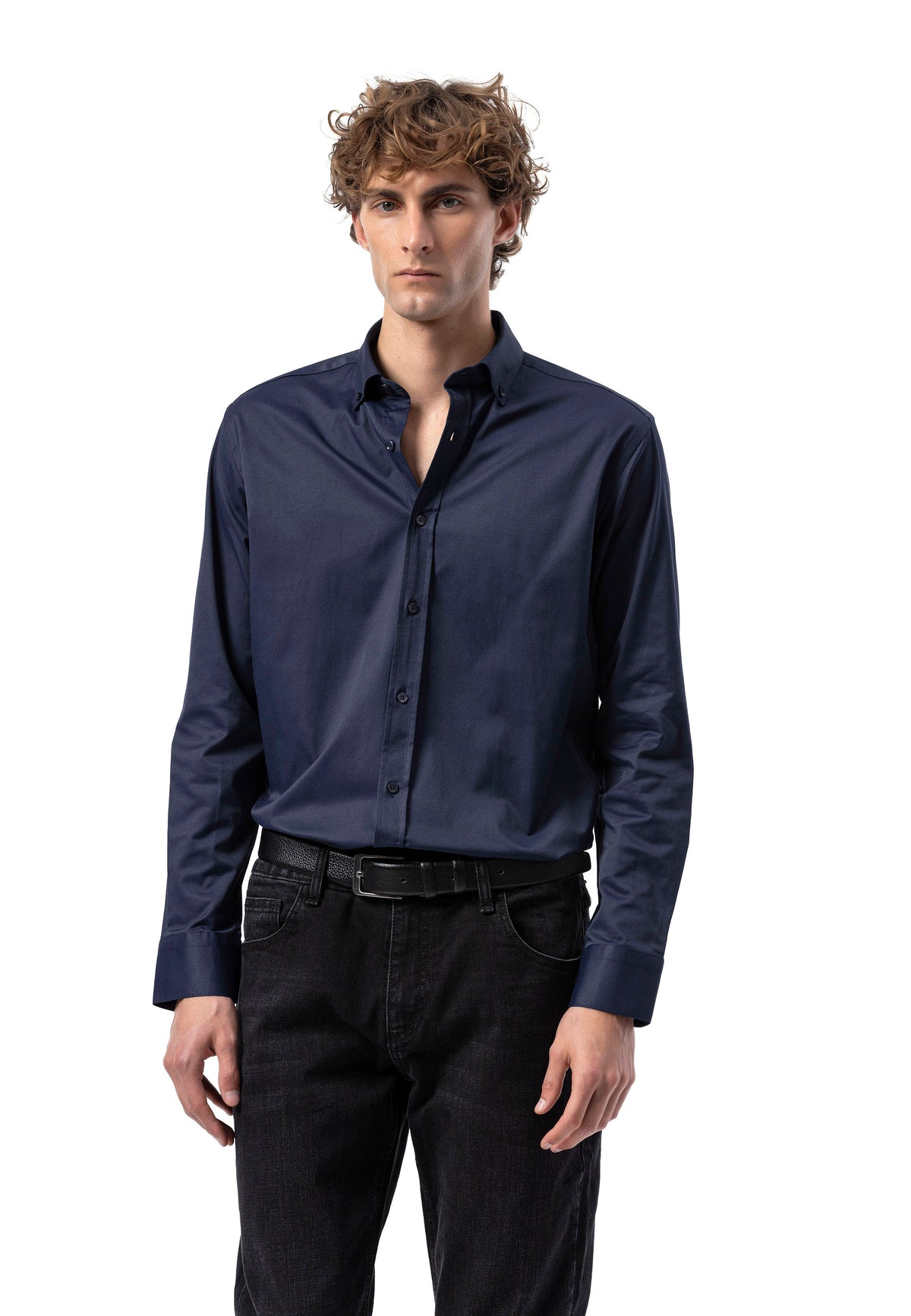 BH101 Modernes Herren Business-Hemd – Slim Fit, Bügelleicht & Komfortabel
