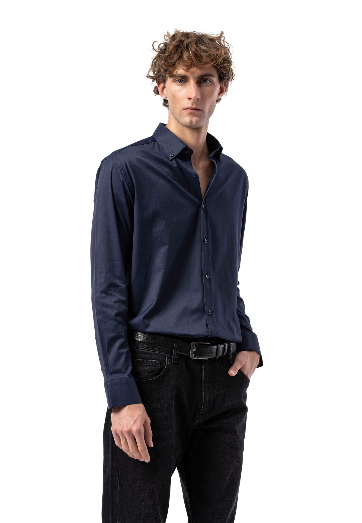 BH101 Modernes Herren Business-Hemd – Slim Fit, Bügelleicht & Komfortabel