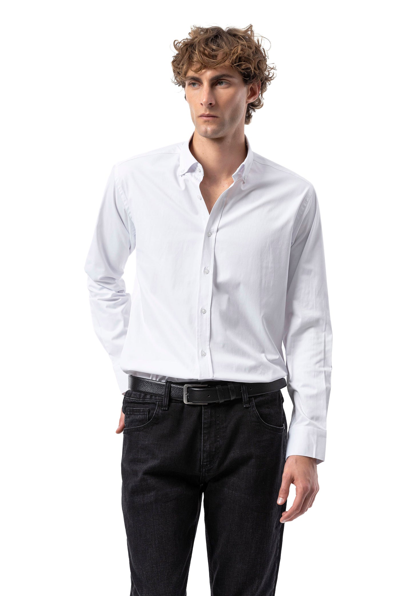 BH101 Modernes Herren Business-Hemd – Slim Fit, Bügelleicht & Komfortabel