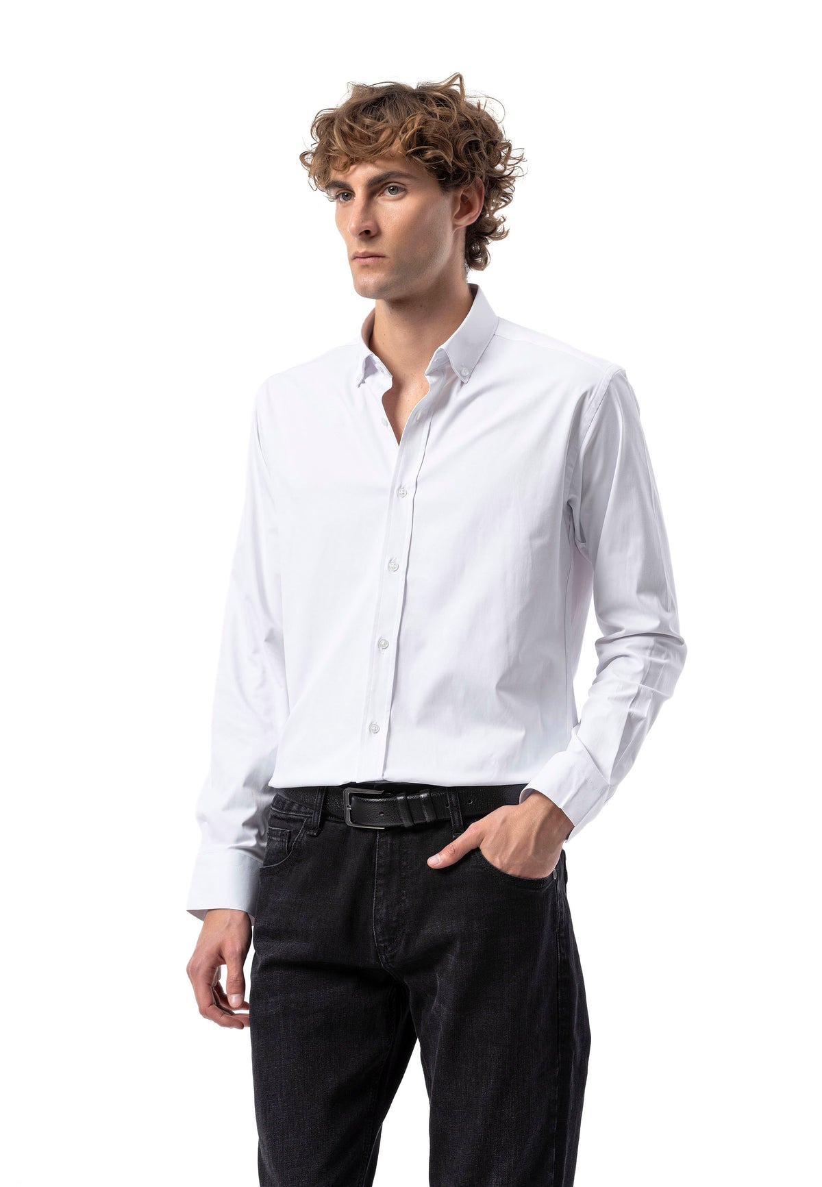 BH101 Modernes Herren Business-Hemd – Slim Fit, Bügelleicht & Komfortabel