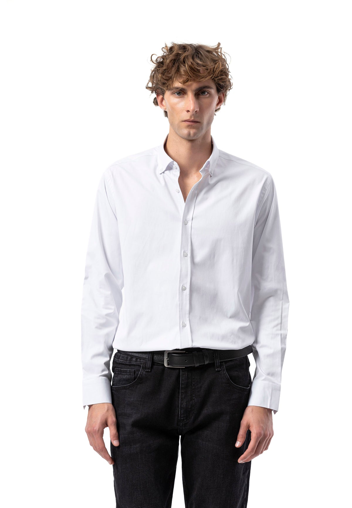 BH101 Modernes Herren Business-Hemd – Slim Fit, Bügelleicht & Komfortabel
