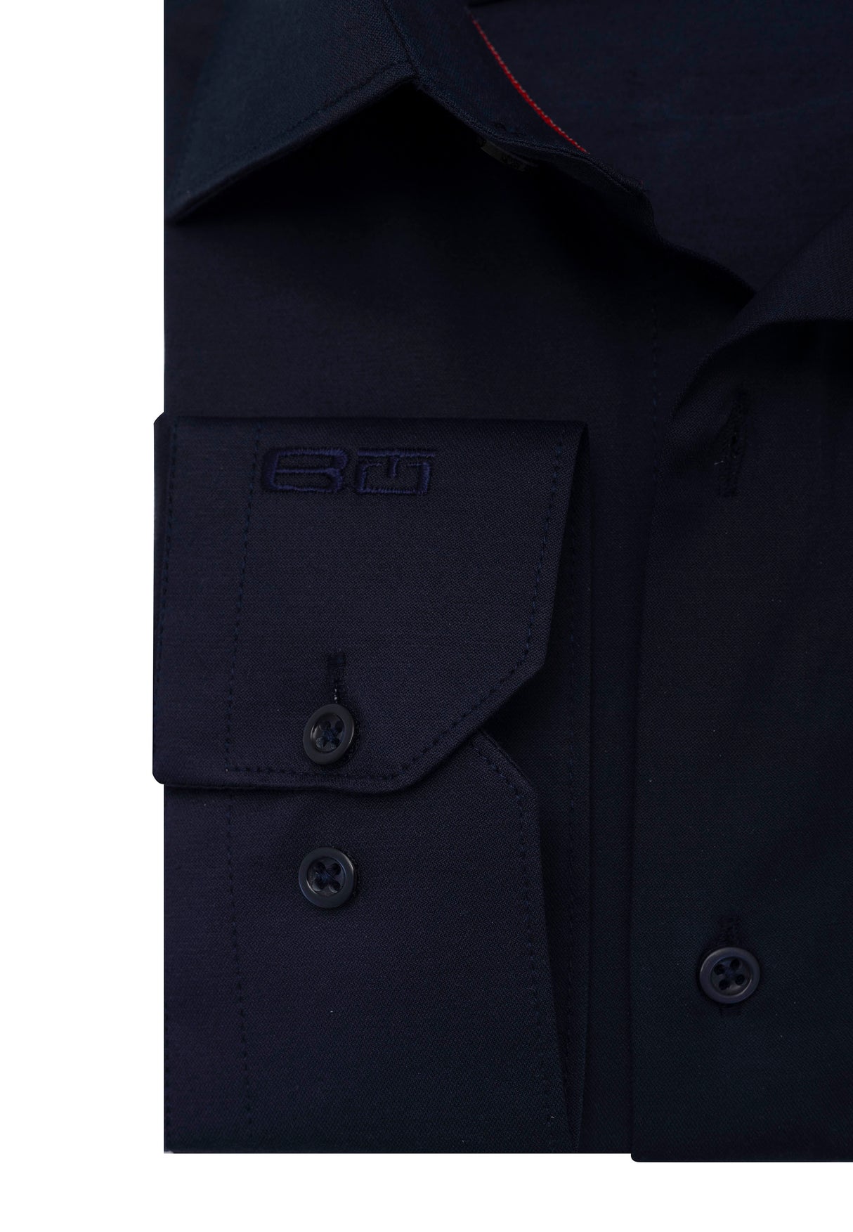 BH100 Klassisches Herrenhemd mit Brusttasche – Bügelleichtes Baumwoll-Satin, Komfort-Passform