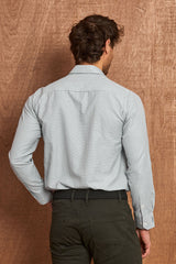 BH102 Klassisches Herrenhemd – Regular Fit, Baumwoll-Satin, Bügelleicht mit Brusttasche