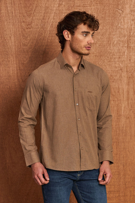 BH103 Klassisches Herrenhemd – Regular Fit, Baumwolle mit Motivstoff, Komfort & Stil vereint