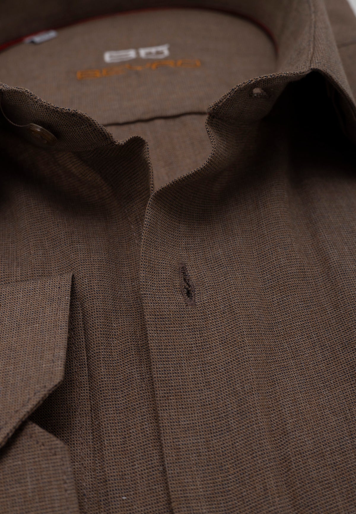 BH103 Klassisches Herrenhemd – Regular Fit, Baumwolle mit Motivstoff, Komfort & Stil vereint