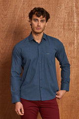 BH103 Klassisches Herrenhemd – Regular Fit, Baumwolle mit Motivstoff, Komfort & Stil vereint