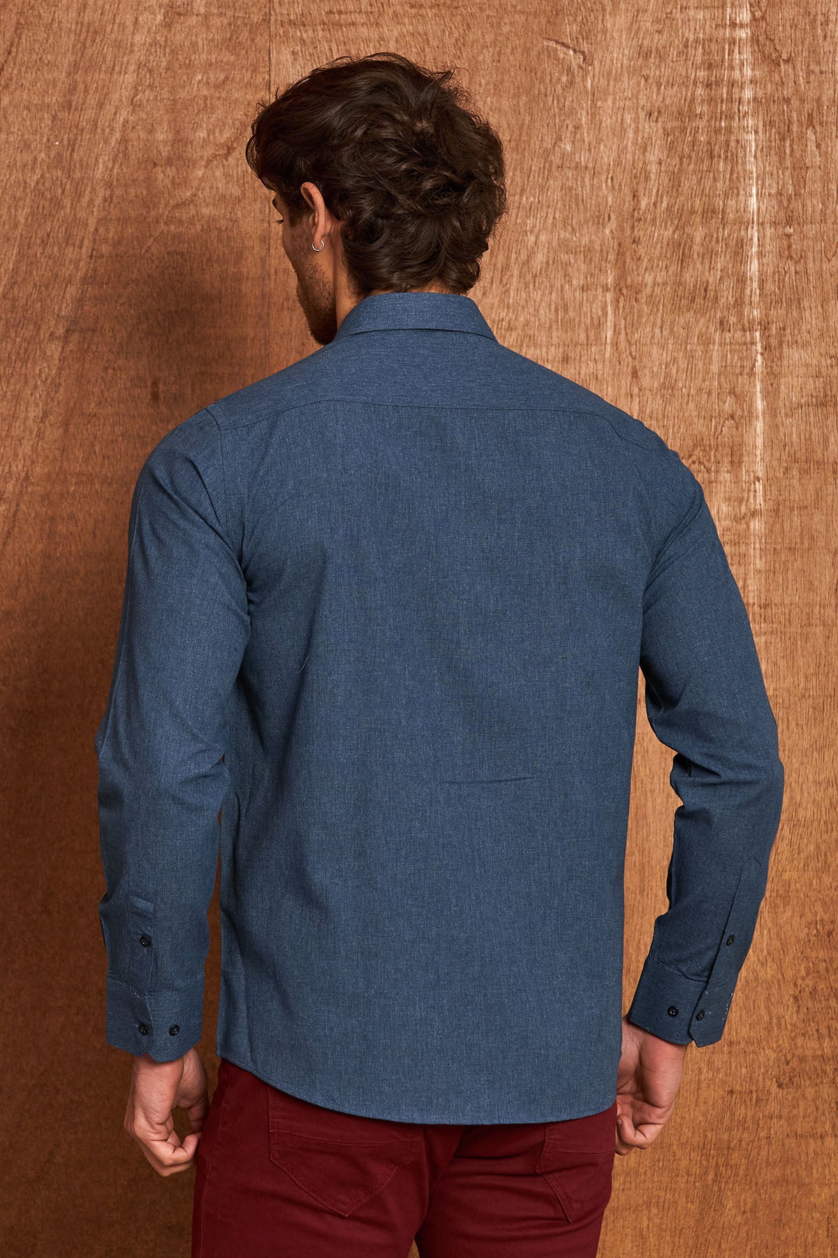 BH103 Klassisches Herrenhemd – Regular Fit, Baumwolle mit Motivstoff, Komfort & Stil vereint