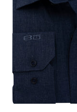 BH103 Klassisches Herrenhemd – Regular Fit, Baumwolle mit Motivstoff, Komfort & Stil vereint