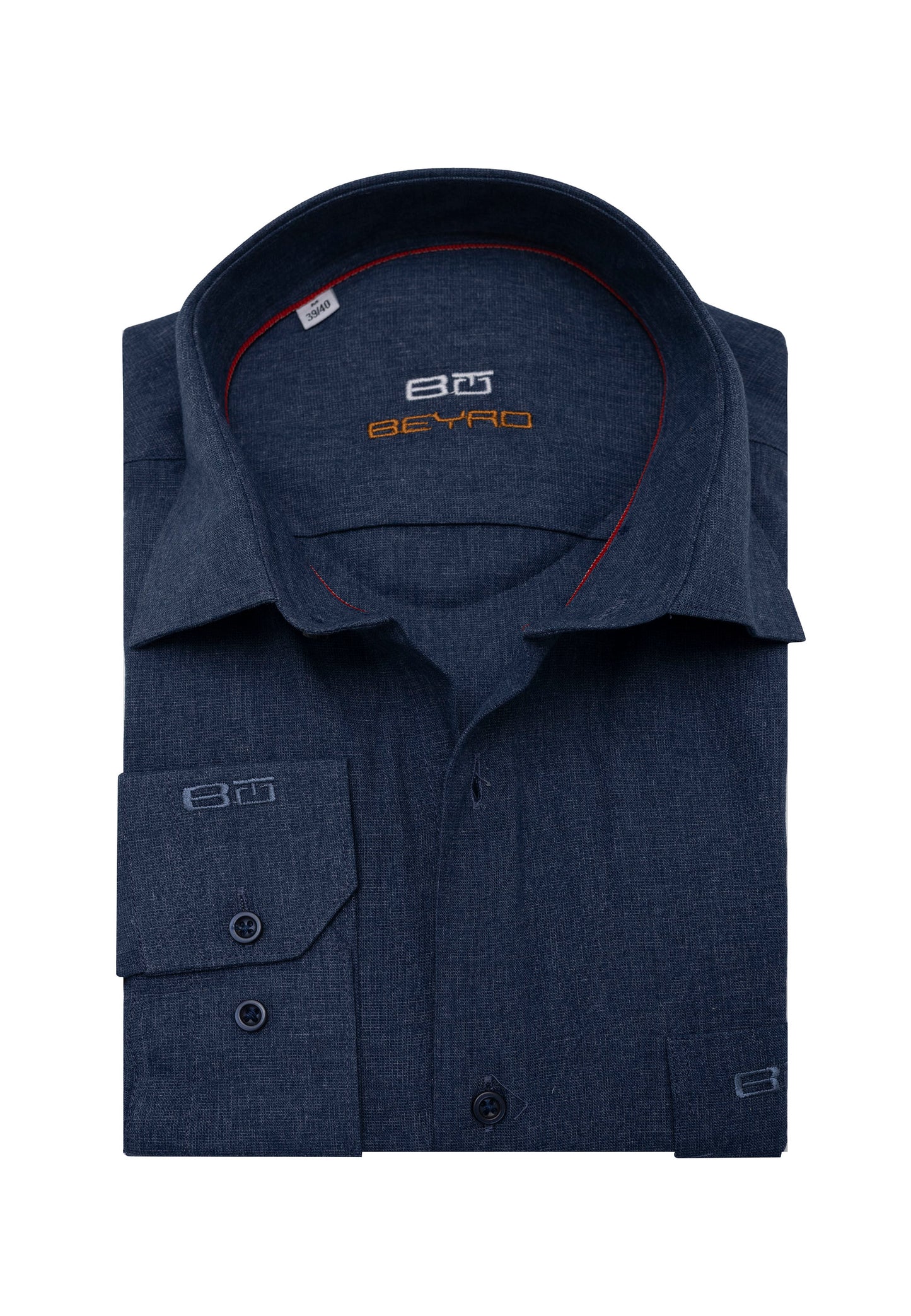 BH103 Klassisches Herrenhemd – Regular Fit, Baumwolle mit Motivstoff, Komfort & Stil vereint