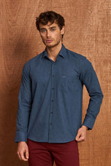 BH103 Klassisches Herrenhemd – Regular Fit, Baumwolle mit Motivstoff, Komfort & Stil vereint