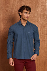 BH103 Klassisches Herrenhemd – Regular Fit, Baumwolle mit Motivstoff, Komfort & Stil vereint