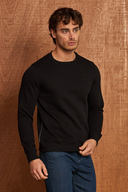 BL101 Herren Basic Sweatshirt – Rundhals & Regular Fit