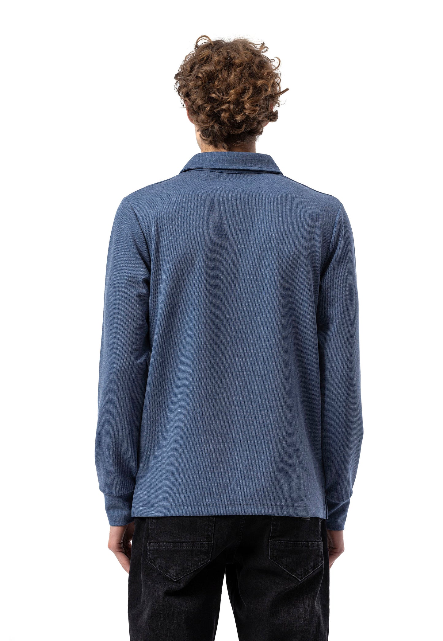 BL102 Herren Langarm-Polo-Shirt – Regular Fit