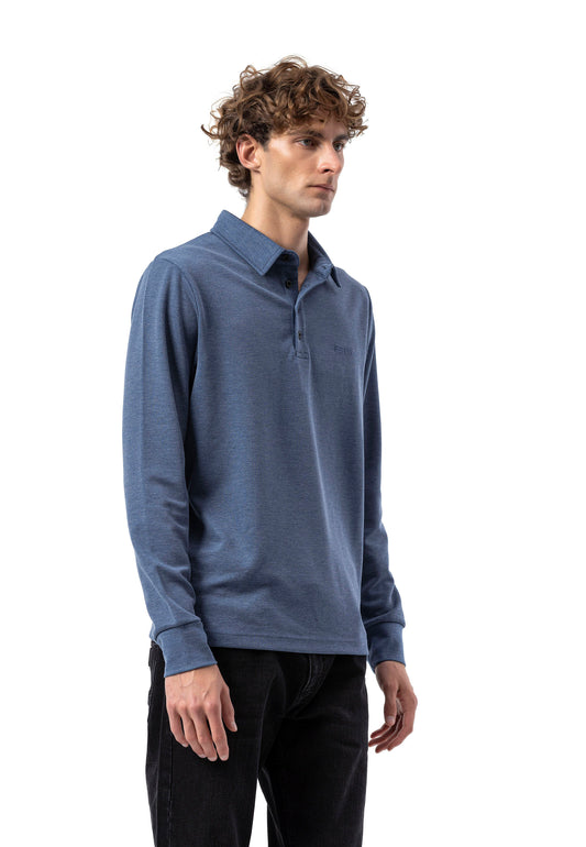 BL102 Herren Langarm-Polo-Shirt – Regular Fit