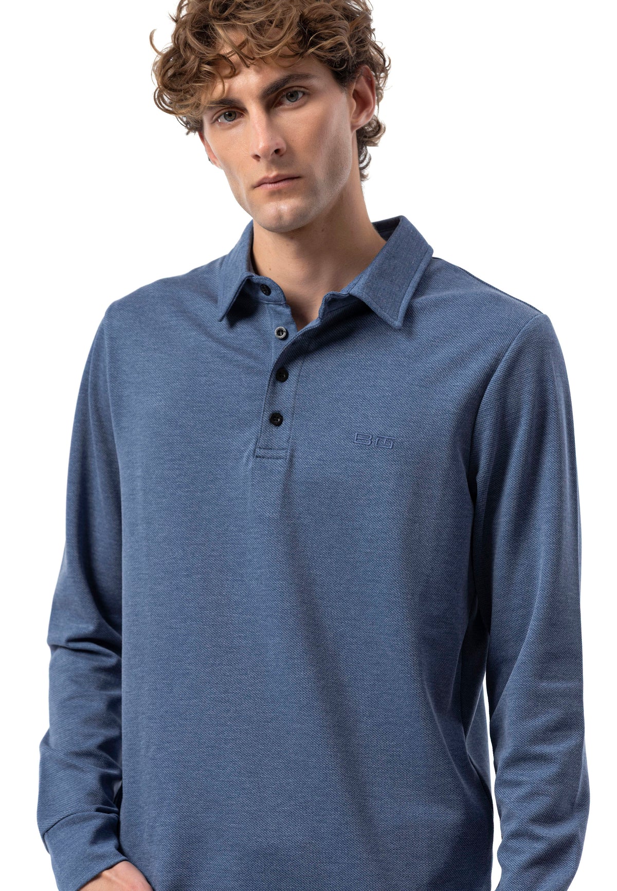 BL102 Herren Langarm-Polo-Shirt – Regular Fit