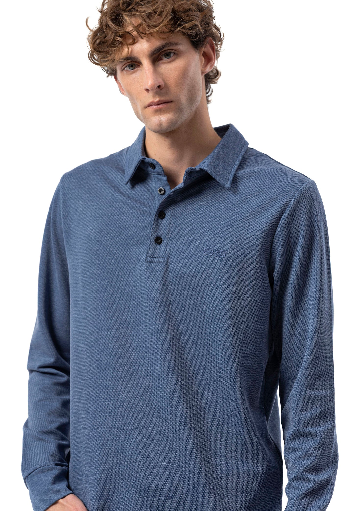 BL102 Herren Langarm-Polo-Shirt – Regular Fit