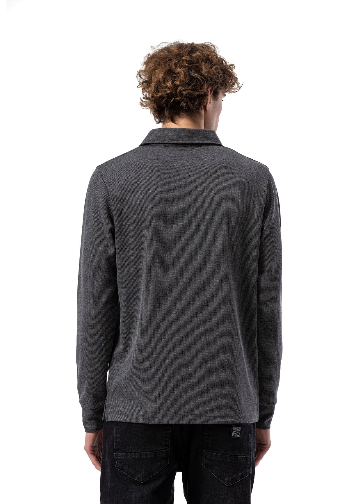 BL102 Herren Langarm-Polo-Shirt – Regular Fit