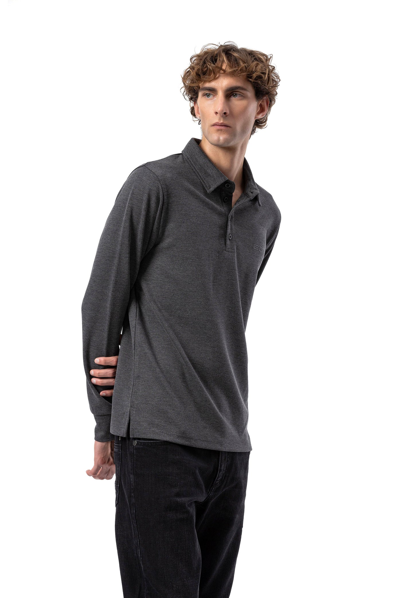 BL102 Herren Langarm-Polo-Shirt – Regular Fit