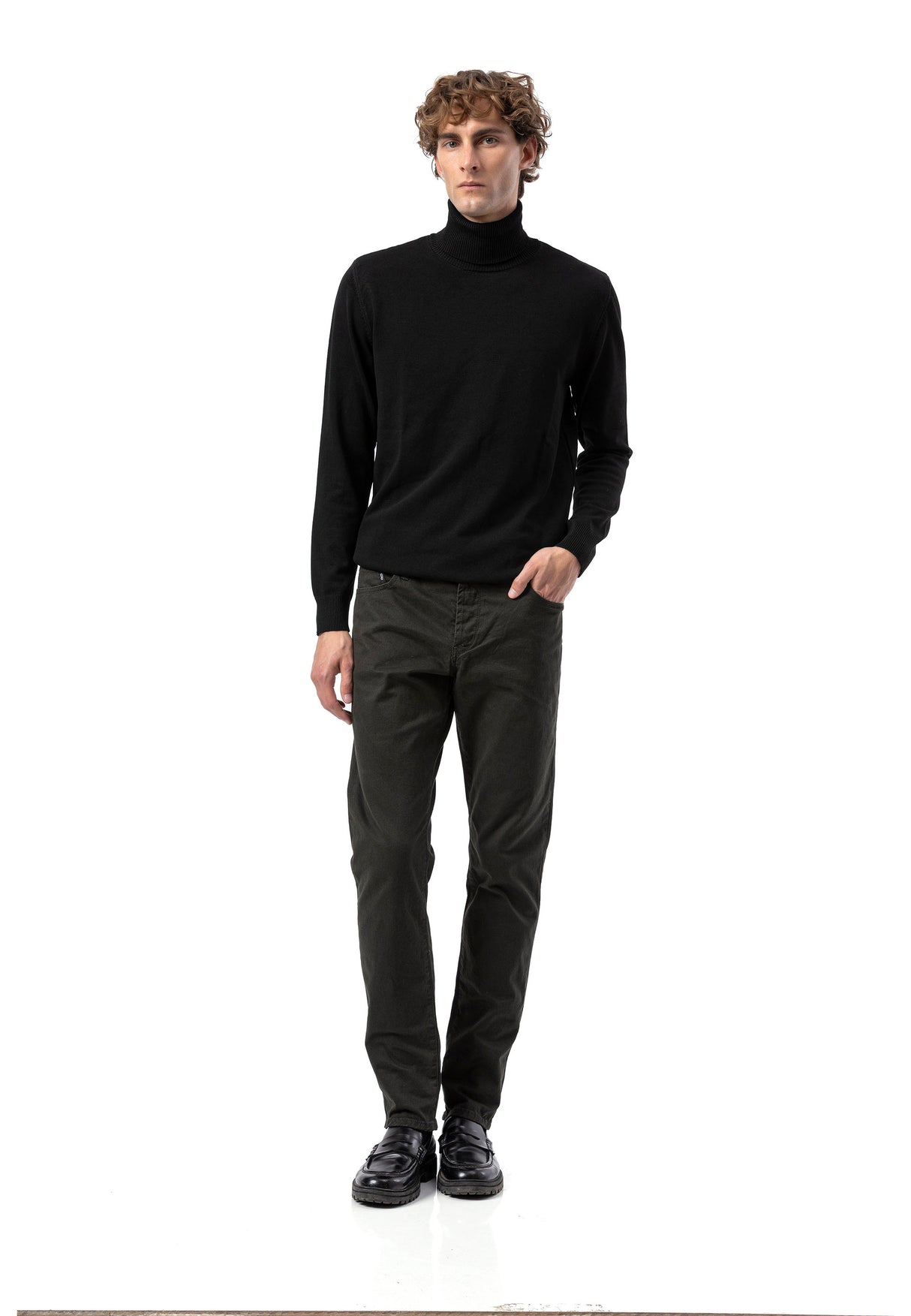 BP200 Herren Rollkragenpullover – Regular Fit