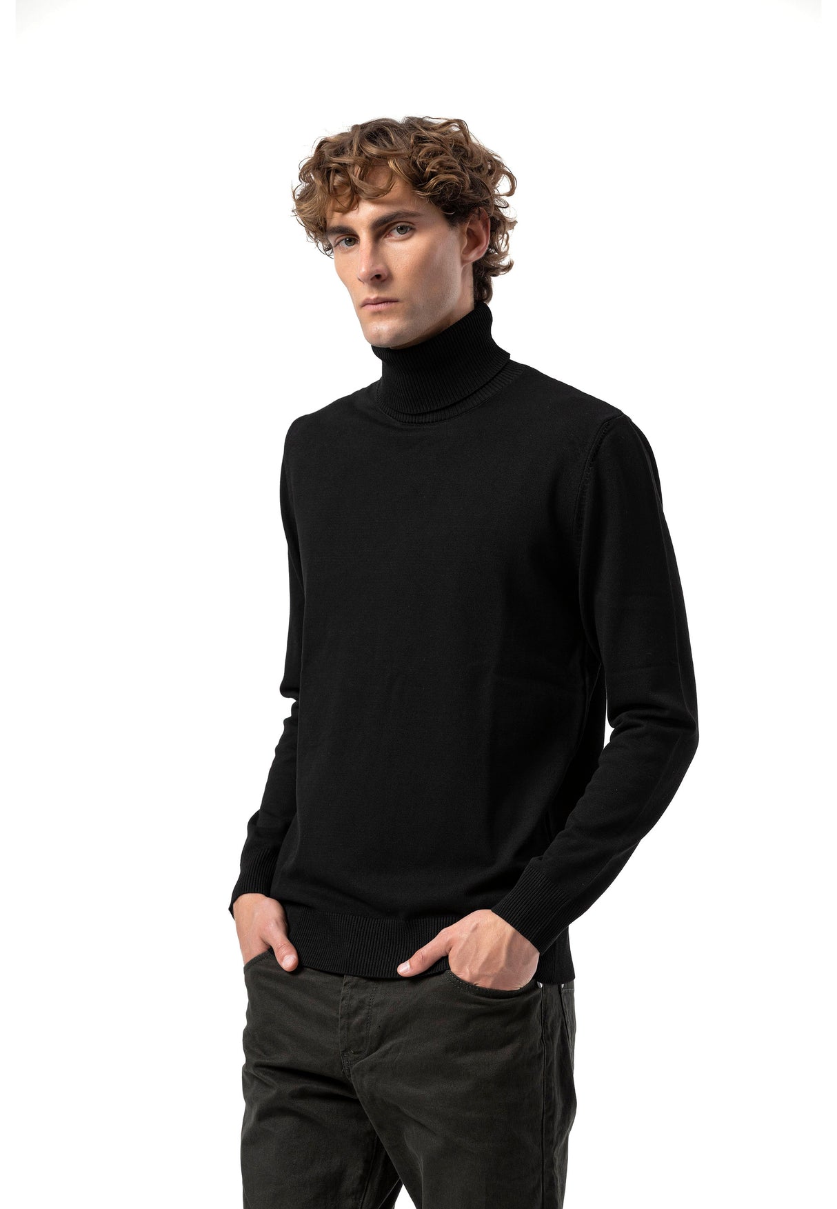 BP200 Herren Rollkragenpullover – Regular Fit